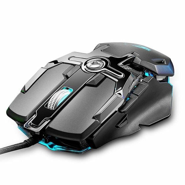 4000DPI 7D Buttons LED Mechanical Optical Wired Gaming Mouse Mice For PC Laptop