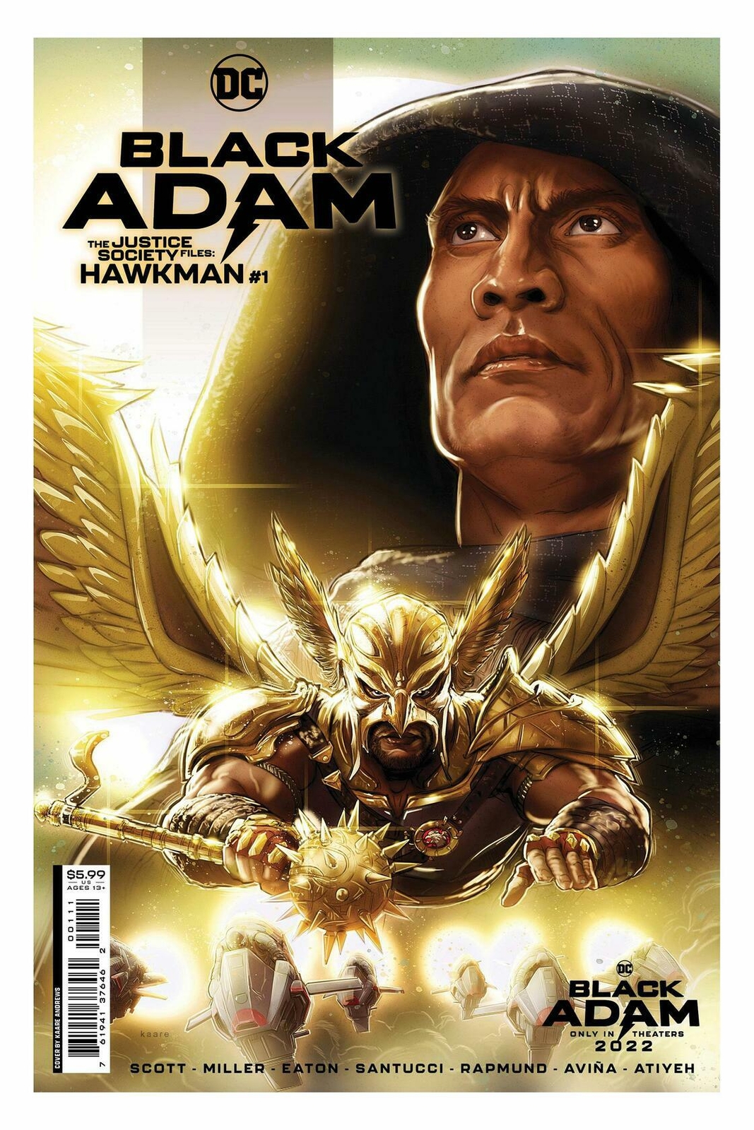 Black Adam Justice Society Files: Hawkman #1 (Kaare Andrews Cover)