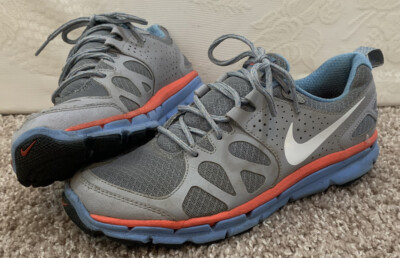 Nike Flex Trail Shield Womens Running Shoe Size 8.5 Stealth Grey Blue 537696-004