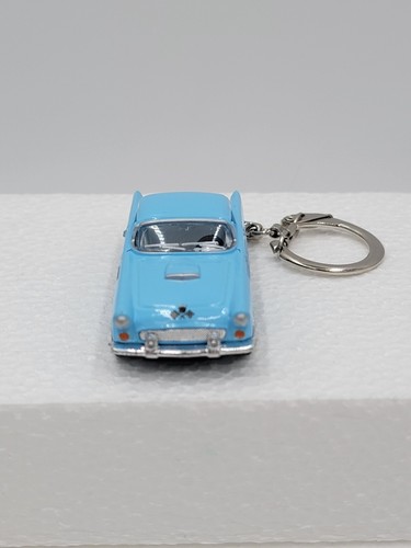 Kinsmart - 1:64 DieCast - 1955 Ford Thunderbird llavero con retroceso eléctrico azul - Imagen 3 de 9