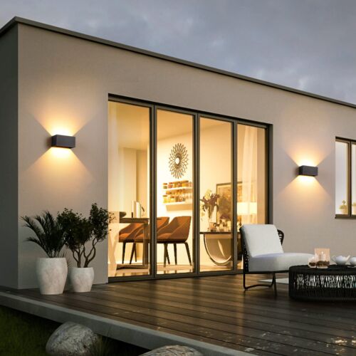 Wandlampe Cube Würfel LED Wand Leuchte Lampe für außen/innen wasserdicht 12W DHL - Bild 16 von 17