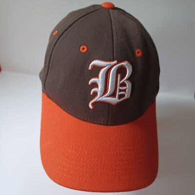 Brown Orange Hat With Gothic Style ''B'' Bucks Insignia With 10pt Buck
