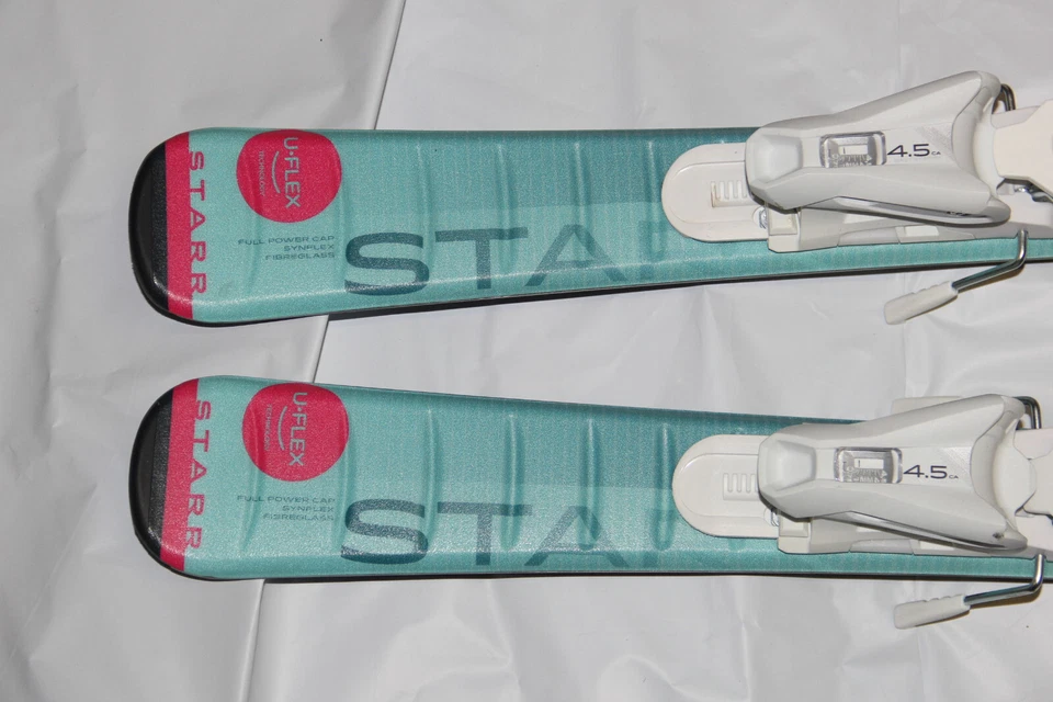 NUEVO Esquís Elan Junior Niña ELAN STARR UFlex 110cm + Fijaciones Ajustables Tamaño Foto 3 de 3