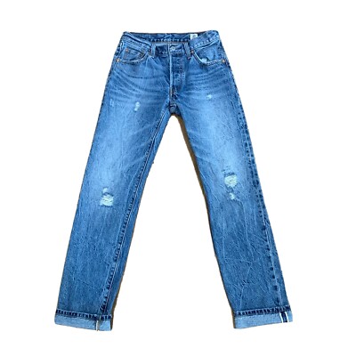LEVI STRAUSS 501 RAW SELVEDGE 501s DENIM JEANS SELTEN VINTAGE WEISS EICHE Größe 26x32
