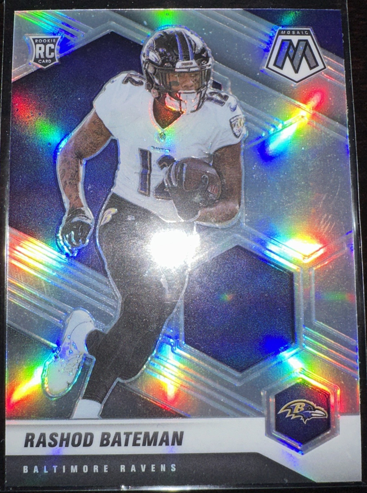 Rashod Bateman 2021 Panini Mosaic SILVER #310 Rookie Prizm Ravens