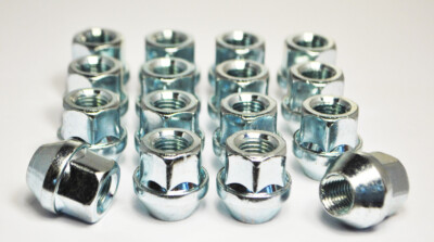16 x 7/16'' UNF, 19mm Hex Open Alloy Wheel Nuts (Zinc)