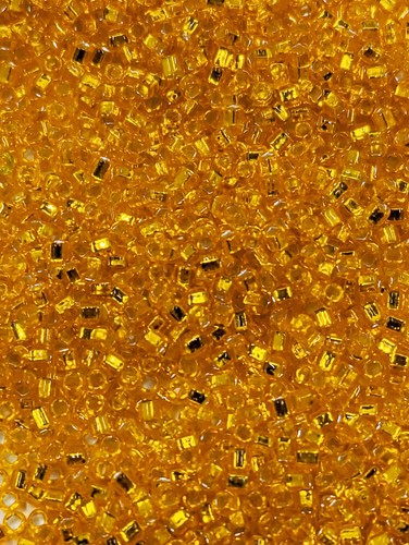 Vintage Glass Seed Beads TOHO S/L Transparent Halloween Orange 15/0 BBH-102