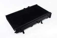 Csf Cooling 3076b Black Aluminum Radiator W/filler Neck For 02-07 Subaru Wrx/sti
