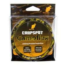 8x Sinkende Schnur Camo Camouflage - Carpspot Camoflex - Karpfen Carp Geflecht
