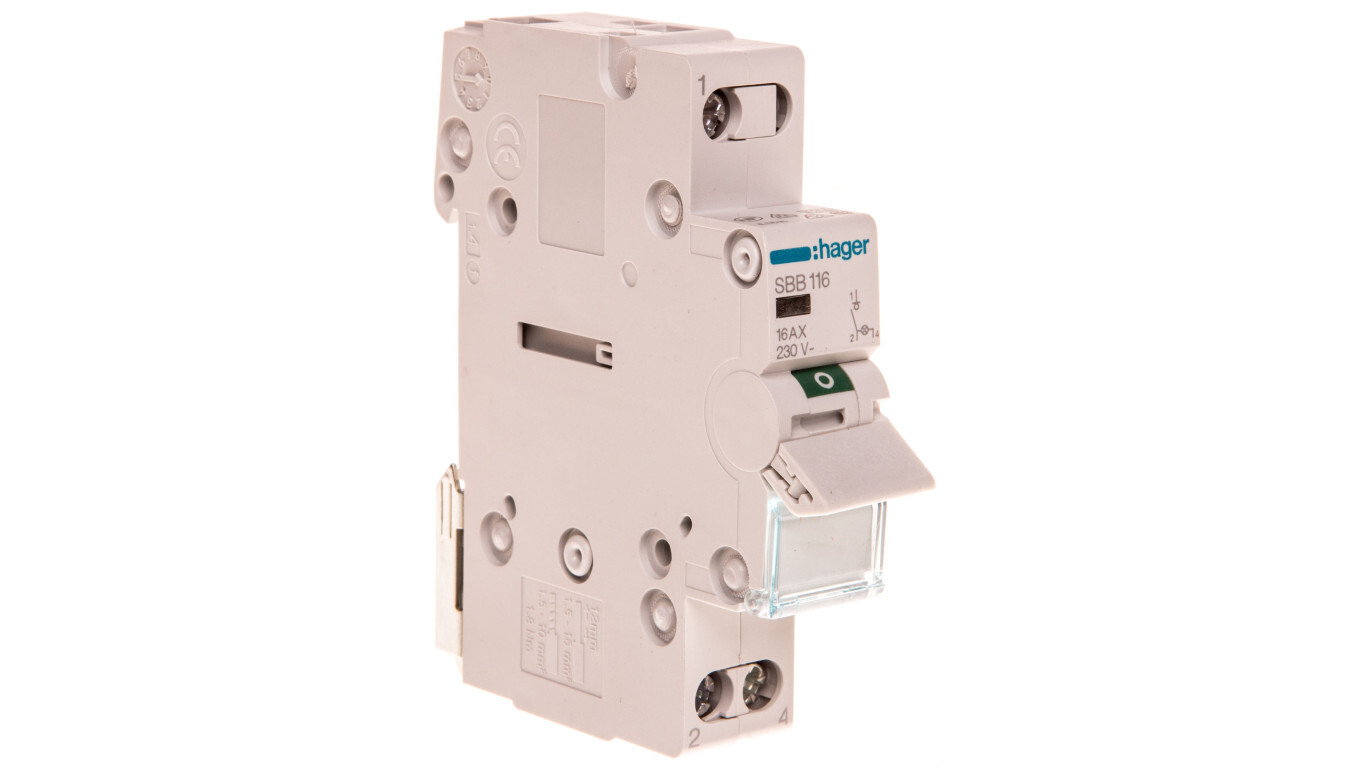 Modular switch disconnector with signal lamp 16A 1P SBB116 /T2UK