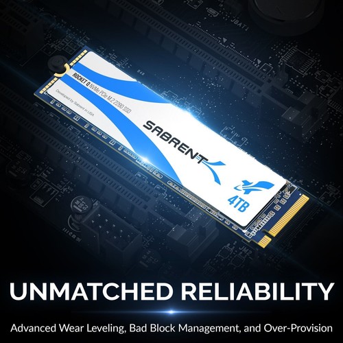 Sabrent Rocket Q 4TB NVMe PCIe M.2 2280 Internal SSD High Speed R/W3200/3000MB/s - Afbeelding 6 van 12