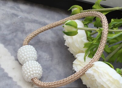 Magnetic Curtain Tie Backs Tieback Clips Ball Buckle Holder Home Window