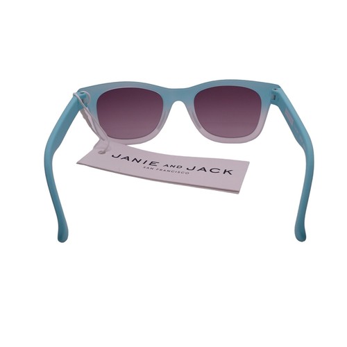 NWT Janie And Jack Ombre Sunglasses Newborn 0-2 Years Turquoise Blue Clear - Picture 4 of 9