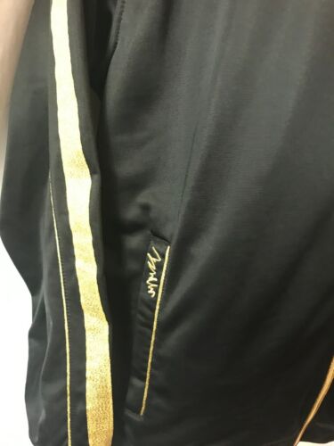 COOGI Black Gold Embroidered Track Hip hop 90's Streetwear Y2K (L) Jacket - Picture 3 of 7
