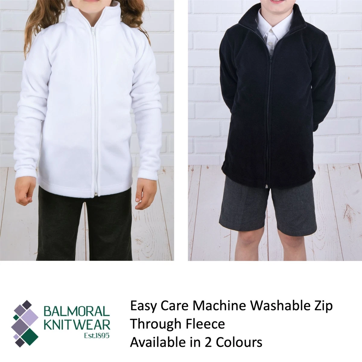 School zip through best sale fleece
