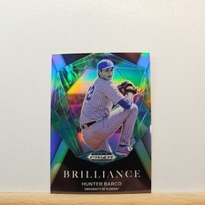 2022 Prizm Draft Picks Baseball Hunter Barco Brilliance SILVER Prizm # BR-HB