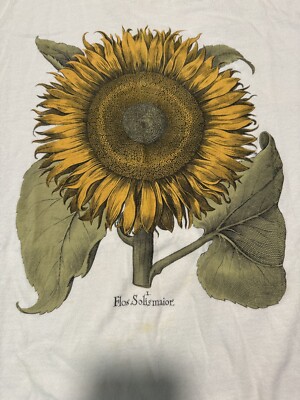 90s USA製 Flos Solis major ひまわり　アートtシャツ Vintage 90s Flos Solis Maior /Large Sunflower Art T-Shirt