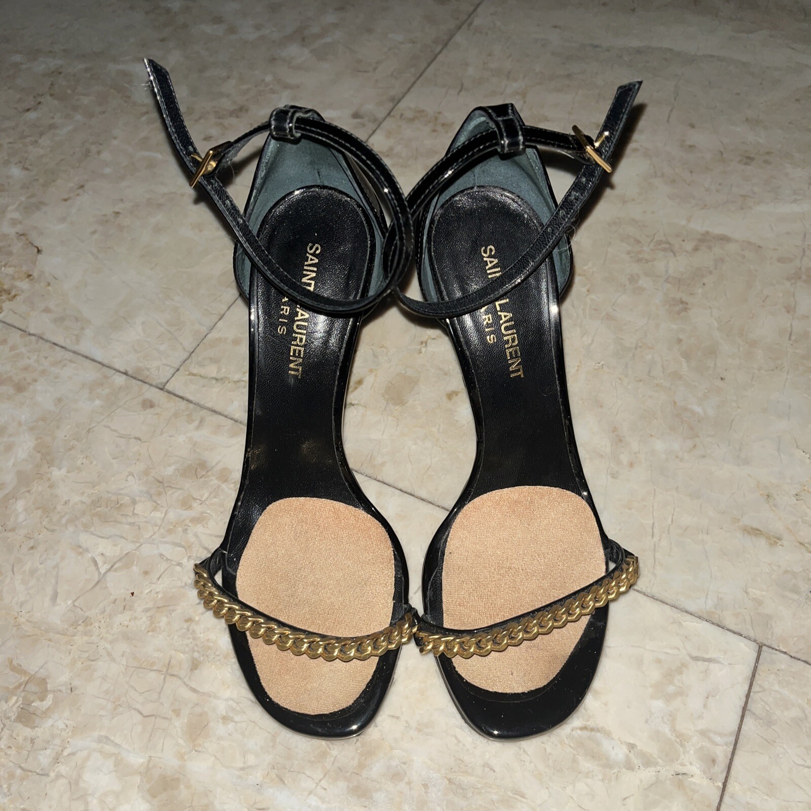 SAINT LAURENT Sandalo classico Ysl taglia 36