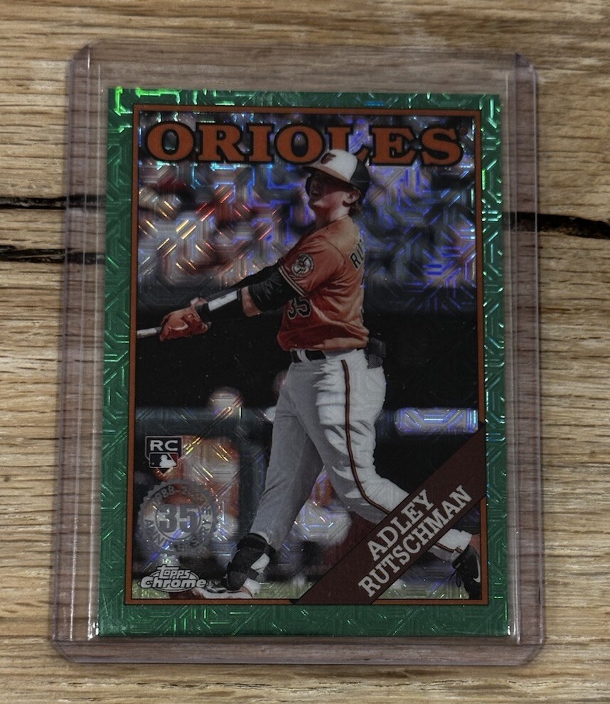 2023 Adley Rutschman Rookie Green Mojo /99. Silver Pack Refractor, Topps, T88C-5