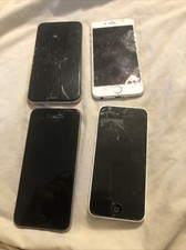 Lot Of 4 Apple iPhones As-Is Repair For Parts - iPhone 5C, 6,6 s plus, XS