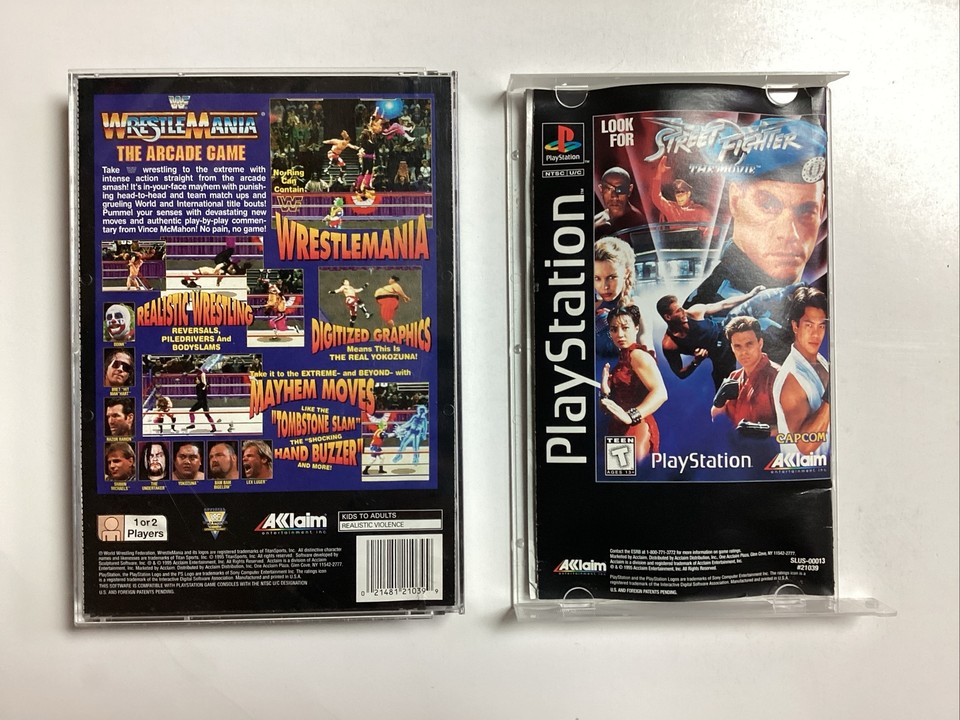 A game WWF Wrestlemania - The Arcade Game - PlayStation | PAL | PS1