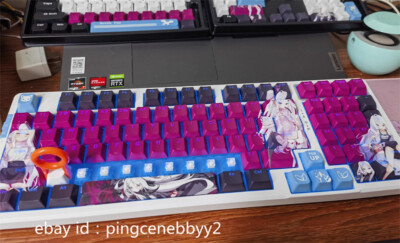 ◆Hina◆ 108 Keyboard Blue Archive Sorasaki Hina RGB PBT Cherry MX Keycaps