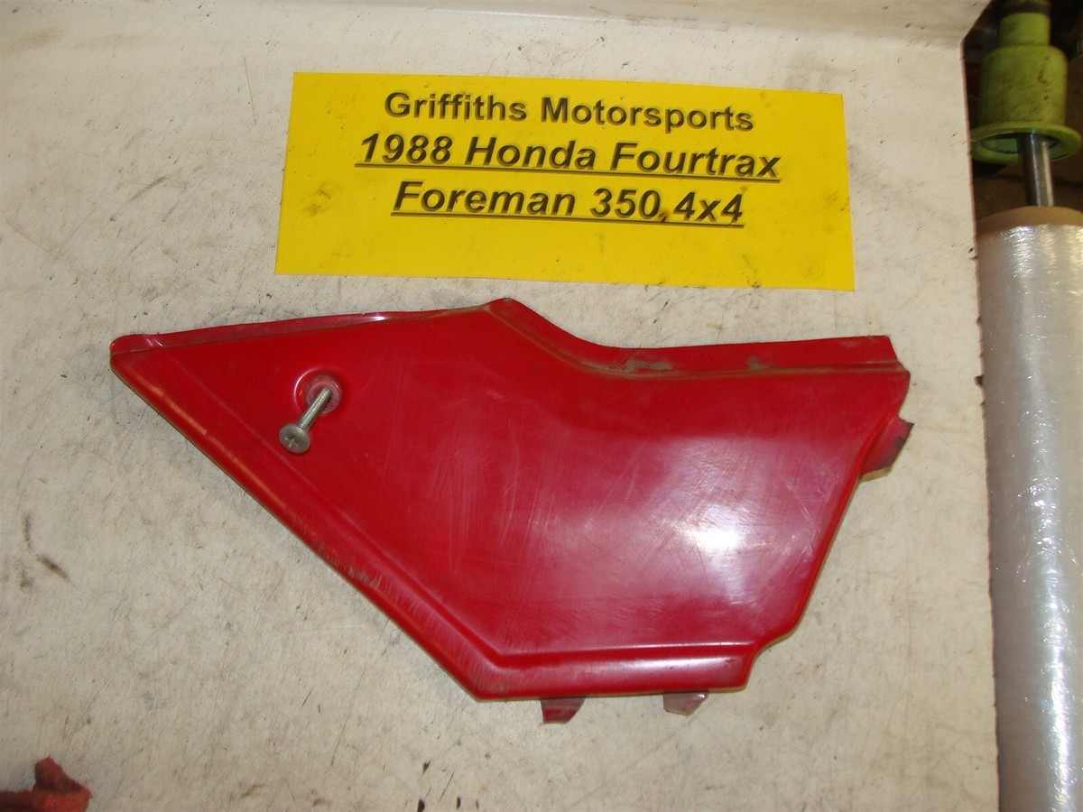 1988 87 89 HONDA TRX350D 4x4 Fourtrax left side cover panel body