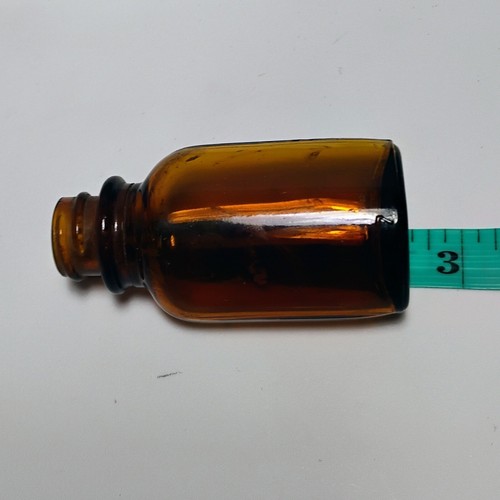 Bottiglia Medicina Vetro Marrone Vintage Farmacia Farmacia Rara Da Collezione - Foto 10 di 10