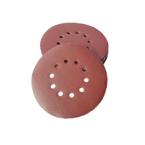 Ø 225mm Tarcze szlifierskie na rzep Mimośrodowy papier ścierny Arkusze ścierne P40-P240 - Zdjęcie 2 z 7