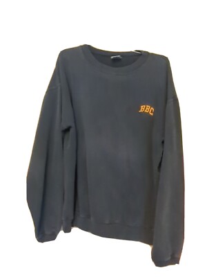 Bugle Boy BBC Sport Embroidered Vintage Crewneck Gray Sweatshirt Size Large
