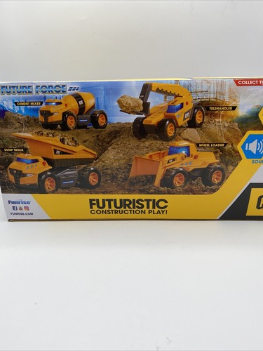 Funrise CAT FUTURE FORCE Wheel Loader NEW MIB Lights And Sounds Toy Vehicle - Picture 8 of 8