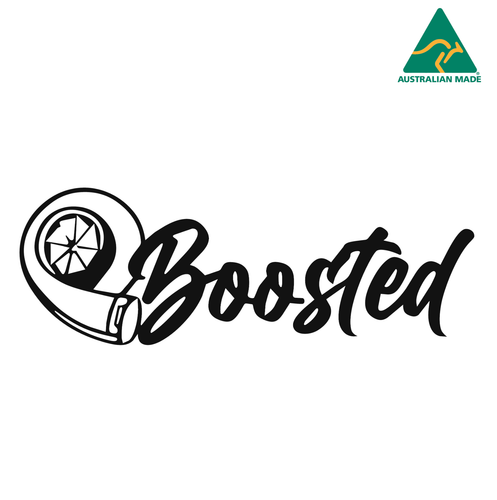 Boosted JDM Vinyl Decal Sticker 22 cm x 7.5 cm - Picture 4 of 16