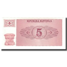 #567349 Geldschein, Slowenien, 5 (Tolarjev), 1990, UNdated (1990), KM:3a, UNZ