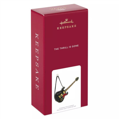 2021 Hallmark Ornament BB King The Thrill is Gone Guitar Magic Sound