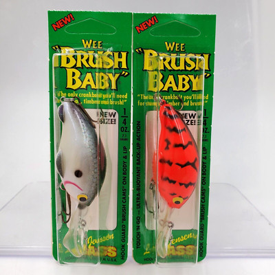 Vtg Pre Rapala 1990's Luhr Jensen 1/4 Oz Wee Brush Baby Crankbait Choose Color