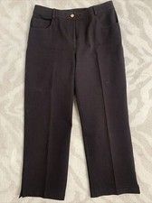St. John Yellow Label Size 8 Brown Stretch Casual Pants 5 Pockets Straight Leg