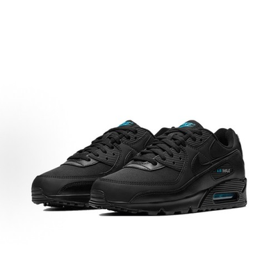 #ad #ad Nike Air Max 90 low cut jogging shoeshek Black and blue $70.90