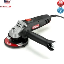 6 Amp Corded Angle Grinder Adjustable Guard Grinding Wheel Wrench 12000 RPM New