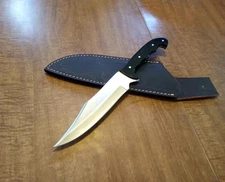 Nice Custom Handmade Black Corain Bowie Knife