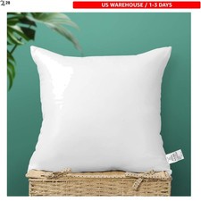 18x18Inch Throw Pillow Inserts, Set of 1 Square Form Cushion Stuffers for Cou...