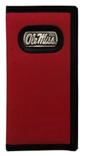Ole Miss Rebels Tall/Secretary/Roper Wallet with Concho by Enmon-New