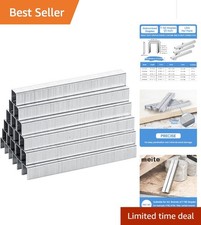 Galvanized T-50 Staples - 1/2 Inch Heavy Duty for Staple Guns, 1,512 Counts
