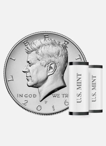 2016 P&D KENNEDY HALF DOLLAR Set (2 COIN SET) Brilliant Uncirculated. FREE SHIP