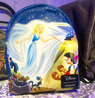Loungefly Disney Pinocchio blue fairy mini Backpack Faux Leather Blue loungefly — photo 1