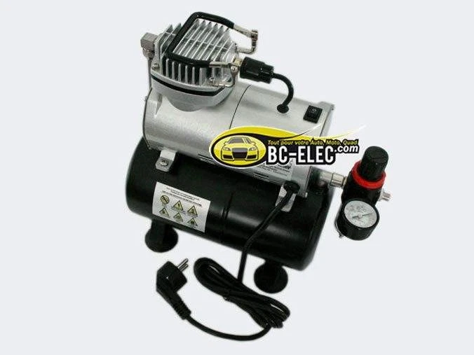 ÖLFREIER MINI-KOMPRESSOR AIRBRUSH KOMPRESSOR DRUCKLUFT AS186 4 BAR LUFTTANK - Bild 3 von 4