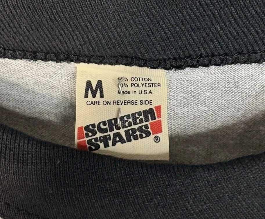 ¿Las Vegas años 80? ¿años 90? Camiseta Gris Vintage Por Screen Stars Talla Mediana Foto 3 de 4