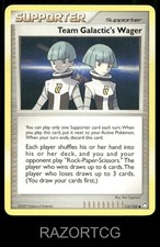 TEAM GALACTIC'S WAGER 115/123 UC MYSTERIOUS TREASURES POKEMON LP/MP