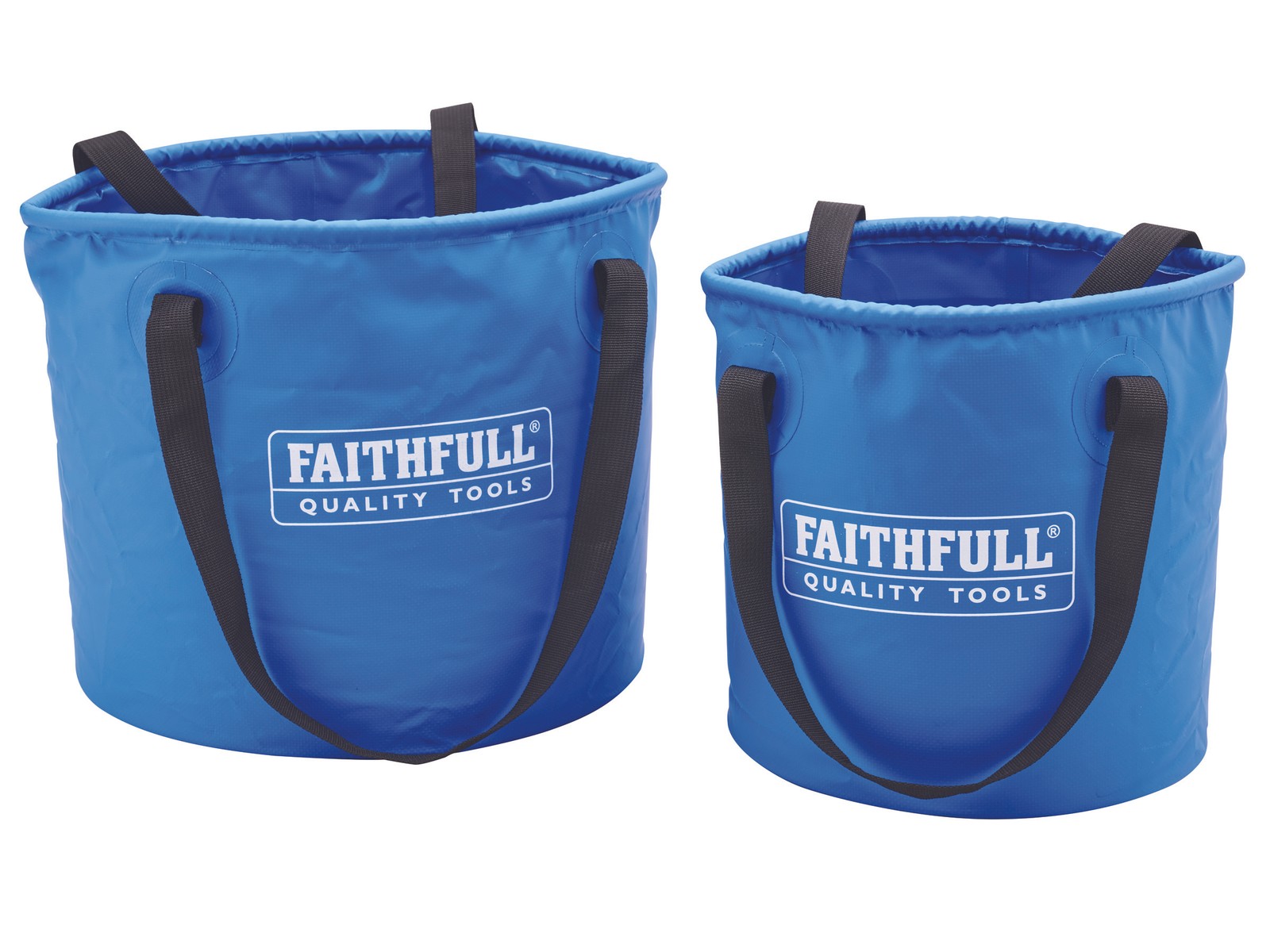 Faithfull FAI1220LBUC / XMS25BUCKET 12L & 20L Collapsible Bucket Twin Pack