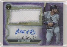 2020 Triple Threads Single Jumbo Relics Amethyst 15/75 Mitch Haniger Auto aw2