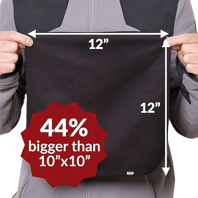 Pañuelos absorbentes de sudor (paquete de 10) - 12x12 grandes resistentes a los olores Quick-Dr... Foto 2 de 4